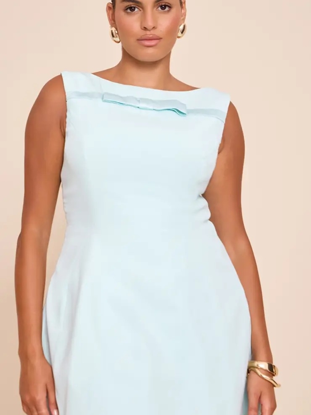 PrettyLittleThing Pastel Blue Mini Dress
